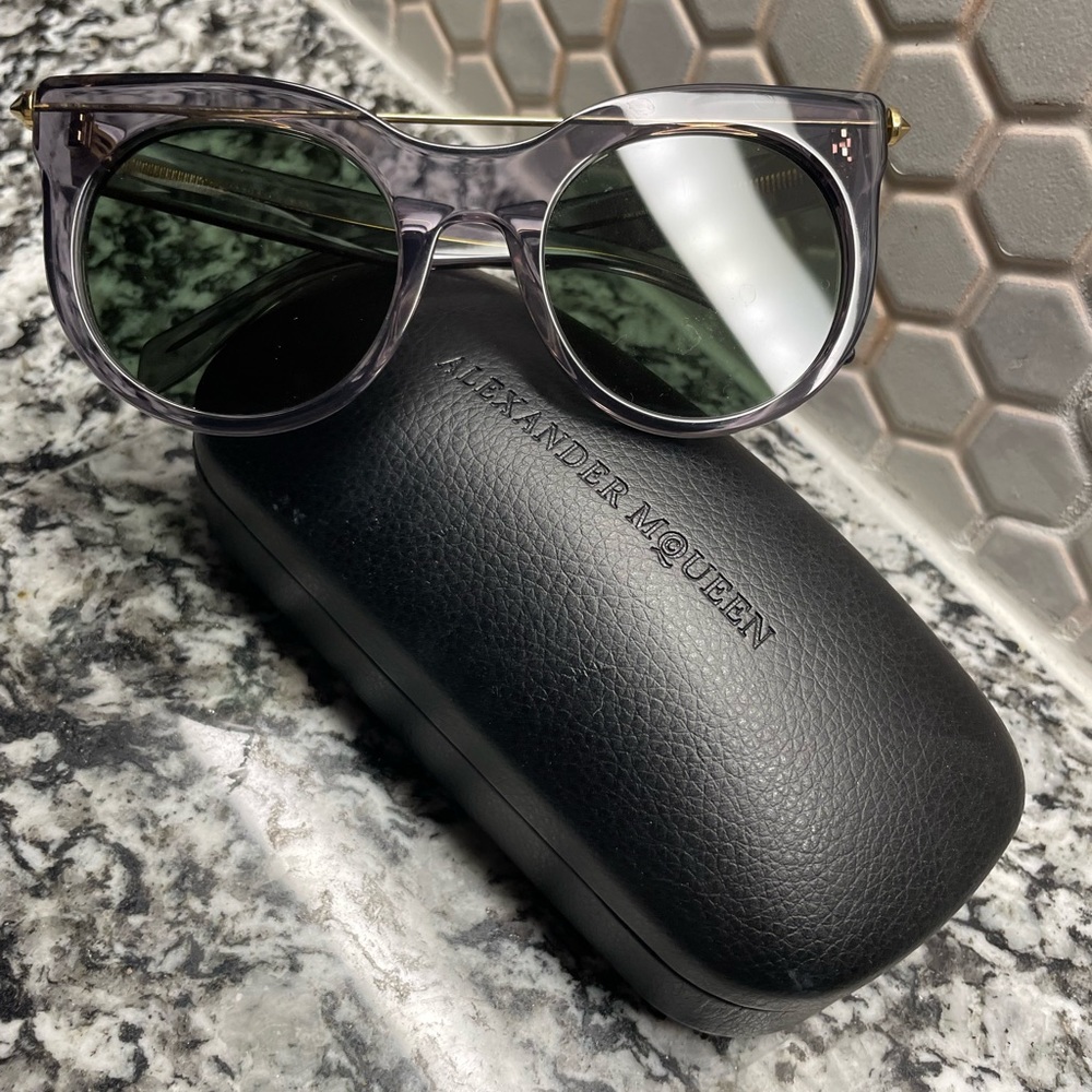 Authentic Alexander McQueen Sunglasses w/case